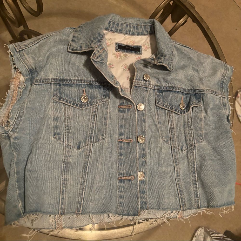 Forever 21 Denim Vest